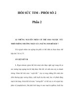 HỒI SỨC TIM - PHỔI SỐ 2 - Phần 2 potx