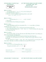 đề thi vào 10 Thanh Hóa 2010 đề B có đáp án