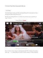 các bước để học tiếng anh qua phim hiệu quả.