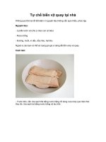 Tự chế biến vịt quay tại nhà potx