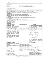 GA Hoá học 9 kỳ 1 2010-2011