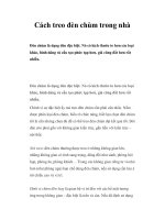 Cách treo đèn chùm trong nhà docx