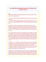 cái nhìn đối chiếu giữa 2 loại chũ viết