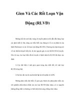 Gien Và Các Rối Loạn Vận Ðộng (RLVÐ) docx