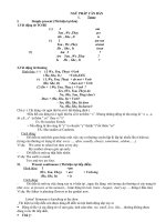 NGỮ PHÁP CƠ BẢN - TIẾNG ANH