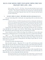 BÀI 23. (NC) CUỘC KHÁNG CHIẾN TOÀN QUỐC CHỐNG THỰC DÂN PHÁP KẾT THÚC (1953 – 1954)