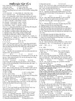 bài tập sự điện li 01