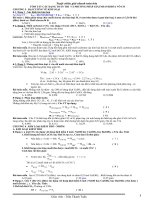 TUYỆT CHIÊU GIẢI NHANH TRẮC NGHIỆM_LUYỆN THI ĐẠI HỌC