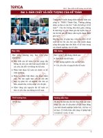 Nguyên Lý Kế Toán - Bài 1 ppsx