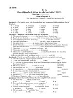 ĐỀ THI HSG HUYỆN AV9 (số 12)