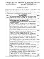 Đáp án đề thi sử vào L 10 Lam Sơn năm 2010