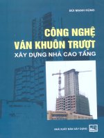 [Công Trình Cao Tầng] Công Nghệ Ván Khuôn Trượt - Bùi Mạnh Hùng phần 1 ppsx