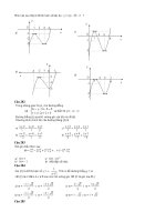 Ôn tập môn Toán : Tự luận và Trắc nghiệm part 6 docx