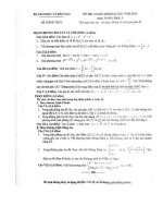 Đề thi môn: Toán khối D_DH2010
