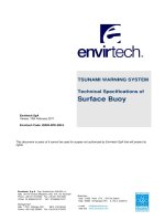 Technical Specifications of Surface Buoy potx