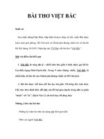 BÀI THƠ VIỆT BẮC pps