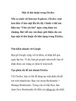 Một số thủ thuật trong Firefox potx