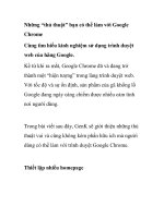 Những “thủ thuật” bạn có thể làm với Google Chrome pot