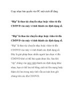 Copy nhạc bản quyền vào PC một cách dễ dàng pps