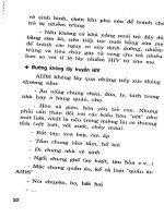 Y Học - Cẩm Nang Phòng Chống AIDS phần 4 ppt