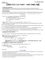 Công của lực điện trường-HDT(BT 11NC)