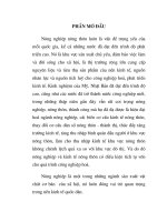 Nông công nghiệp hóa nông thôn ở nước ta trong giai đoạn đầu part1 potx