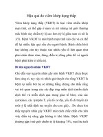 Hậu quả do viêm khớp dạng thấp doc