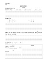 de kiem tra toan - tieng viet