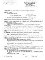 de thi hoc ki 1 - lop 11