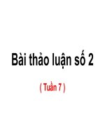Bài thảo luận: Cơ cấu chỉ thị pot