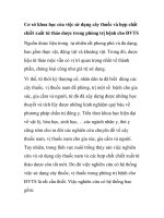 Cơ sở khoa học của việc sử dụng cây thuốc và hợp chất chiết xuất từ thảo dược pdf