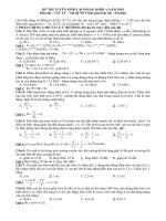 Giải Chi tiết TS Cao Đẳng Lí 2010