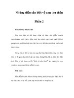 Những điều cần biết về ung thư thận - Phần 2 pdf