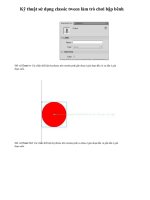 Kỹ thuật sử dụng classic tween làm trò chơi bập bênh part1 ppsx