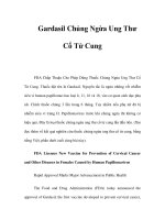 Gardasil Chủng Ngừa Ung Thư Cổ Tử Cung pot