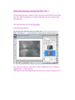 Hướng Dẫn Photoshop: Lâu Đài Trên Mây (phần 1) potx
