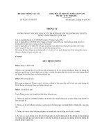 THÔNG TƯ 05/2011/TT-BGTVT potx