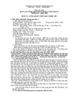 Báo cáo tổng kết Công Đoàn