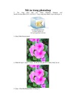 Lung linh huyền ảo với photoshop pptx