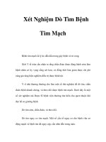 Xét Nghiệm Dò Tìm Bệnh Tim Mạch doc