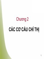 Chương 2: Các cơ cấu chỉ thị pdf