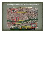 thành phố florence - cái nôi của nghệ thuật - luận văn, đồ án, đề tài tốt nghiệp