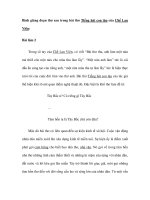 Bình giảng đoạn thơ sau bài thơ Tiếng hát con tàu của Chế Lan Viên (2) pptx