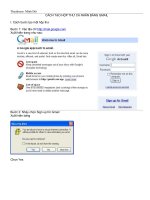 cách tạo hòm thư gmail