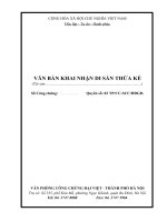 VĂN BẢN KHAI NHẬN DI SẢN THỪA KẾ ppt