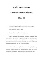 CHẤN THƯƠNG SỌ (TRAUMATISME CRÂNIEN) - Phần III potx