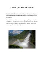 Có một Tyrol bình yên như thế ppt