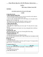 Giáo án lớp 2 tuần 1-2-3