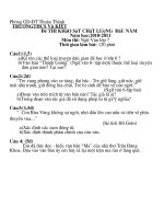 De thi dau nam 2011 cua THCS Vu Kiet