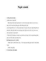 Ngữ cảnh A.Mục tiêu cần đạt docx